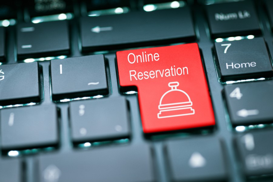 Online reservation key in keyboard pc